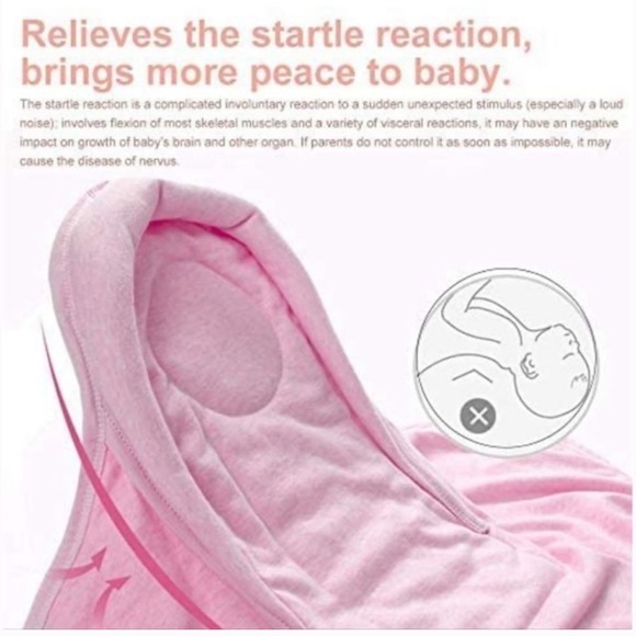Knirose Baby Swaddle Blanket Skin Friendly Wearable Swaddle Sleep Sack Neck Roll - Picture 11 of 11